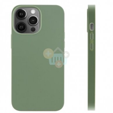 Apple iPhone 13 Pro dėklas BeHello Eco-friendly Gel (žalias) +++ TOP Tvarumas 1