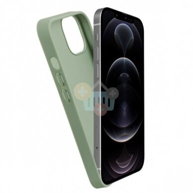 Apple iPhone 13 Pro dėklas BeHello Eco-friendly Gel (žalias) +++ TOP Tvarumas 2