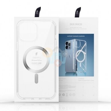 Apple iPhone 13 Pro dėklas Dux Ducis Clin Magsafe (skaidrus) +++ TOP Komfortas 2