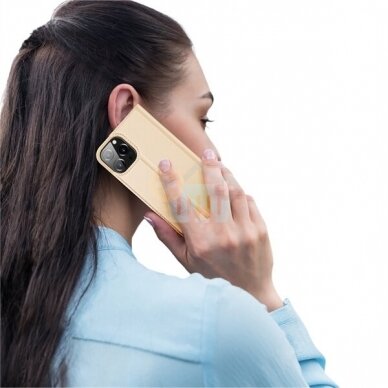 Apple iPhone 13 Pro dėklas Dux Ducis Skin Pro (auksinis) +++ TOP Balansas 2