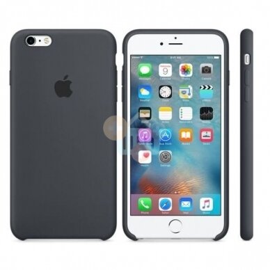 Apple iPhone 6 silikoninis dėklas (pilkas) +++ TOP Kokybė 1 Apple iPhone 6 silikoninis dėklas (pilkas) +++ TOP Kokybė 1
