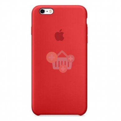 Apple iPhone 6 silikoninis dėklas (raudonas) +++ TOP Kokybė Apple iPhone 6 silikoninis dėklas (raudonas) +++ TOP Kokybė