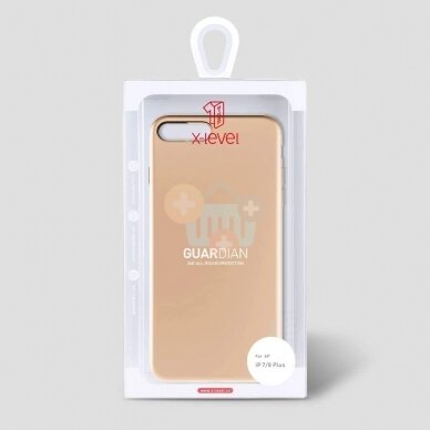Apple iPhone 7 Plus/8 Plus dėklas X-Level Guardian (auksinis) +++ TOP Komfortas 1 Apple iPhone 7 Plus/8 Plus dėklas X-Level Guardian (auksinis) +++ TOP Komfortas 1