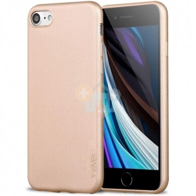 Apple iPhone 7/8/SE (2020) dėklas X-Level Guardian (auksinis) +++ TOP Komfortas Apple iPhone 7/8/SE (2020) dėklas X-Level Guardian (auksinis) +++ TOP Komfortas