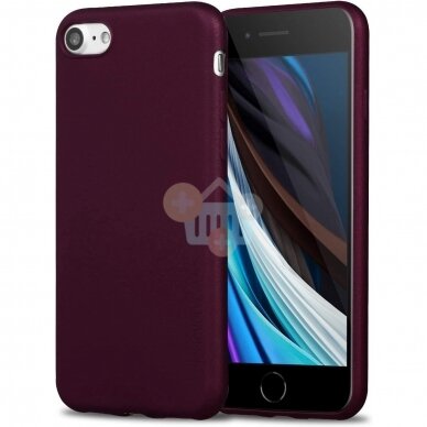Apple iPhone 7/8/SE (2020) dėklas X-Level Guardian (bordo) +++ TOP Komfortas Apple iPhone 7/8/SE (2020) dėklas X-Level Guardian (bordo) +++ TOP Komfortas