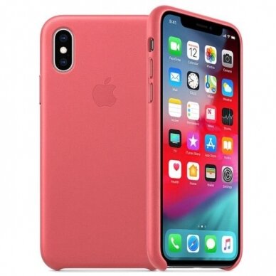 Apple iPhone XS Max odinis dėklas (rožinis) MTEX2ZM/A originalus 2