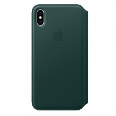 Apple iPhone XS Max odinis Folio dėklas (žalias) MRX42ZM/A originalus 2