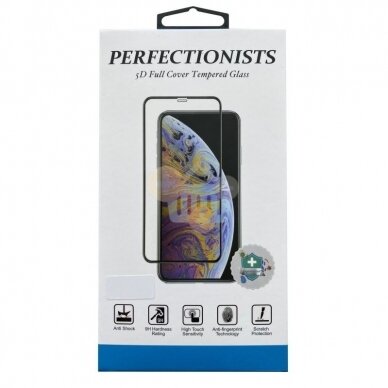 Apsauginis stiklas 5D Xiaomi Redmi Note 9 Perfectionists (lenktas, juodas) +++ TOP Efektyvumas Apsauginis stiklas 5D Xiaomi Redmi Note 9 Perfectionists (lenktas, juodas) +++ TOP Efektyvumas