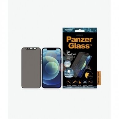 Apsauginis stiklas Apple iPhone 12 Mini (Juodas) PanzerGlass Premium +++ TOP Privatumas 1 Apsauginis stiklas Apple iPhone 12 Mini (Juodas) PanzerGlass Premium +++ TOP Privatumas 1