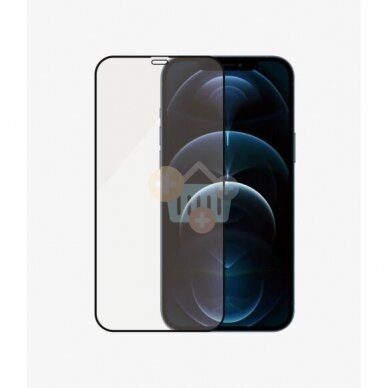 Apsauginis stiklas Apple iPhone 12 Pro Max (Juodas) PanzerGlass Premium +++ TOP Saugumas 5