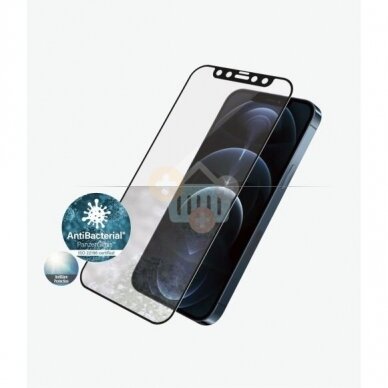Apsauginis stiklas Apple iPhone 12 Pro Max (Juodas) PanzerGlass Premium +++ TOP Saugumas 5