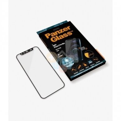 Apsauginis stiklas Apple iPhone 12 Pro Max (Juodas) PanzerGlass Premium +++ TOP Saugumas 3 Apsauginis stiklas Apple iPhone 12 Pro Max (Juodas) PanzerGlass Premium +++ TOP Saugumas 3