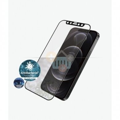 Apsauginis stiklas Apple iPhone 12/12 Pro (Juodas) PanzerGlass Premium +++ TOP Saugumas 4