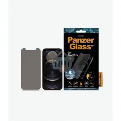 Apsauginis stiklas Apple iPhone 12/12 Pro (Juodas) PanzerGlass Premium +++ TOP Privatumas 1 Apsauginis stiklas Apple iPhone 12/12 Pro (Juodas) PanzerGlass Premium +++ TOP Privatumas 1