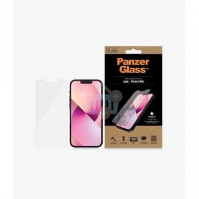 Apsauginis stiklas Apple iPhone 13 mini (Skaidrus ) PanzerGlass Premium +++ TOP Saugumas 1 Apsauginis stiklas Apple iPhone 13 mini (Skaidrus ) PanzerGlass Premium +++ TOP Saugumas 1