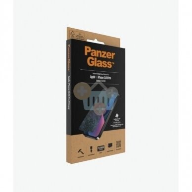 Apsauginis stiklas Apple iPhone 13/13 Pro (Juodas ) PanzerGlass Premium +++ TOP Privatumas 2