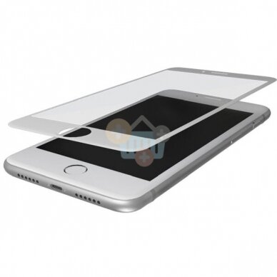 Apsauginis stiklas Apple iPhone 6 Plus 3MK HardGlass Max ™ Privacy (baltas) +++ TOP privatumas 1 Apsauginis stiklas Apple iPhone 6 Plus 3MK HardGlass Max ™ Privacy (baltas) +++ TOP privatumas 1
