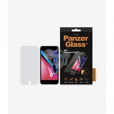 Apsauginis stiklas Apple iPhone 6 Plus/6s Plus/7 Plus/8 Plus (Skaidrus) PanzerGlass Premium +++ TOP Saugumas 1