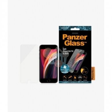 Apsauginis stiklas Apple iPhone 6/6s/7/8/SE (2020) (Skaidrus) PanzerGlass Premium +++ TOP Saugumas 2 Apsauginis stiklas Apple iPhone 6/6s/7/8/SE (2020) (Skaidrus) PanzerGlass Premium +++ TOP Saugumas 2