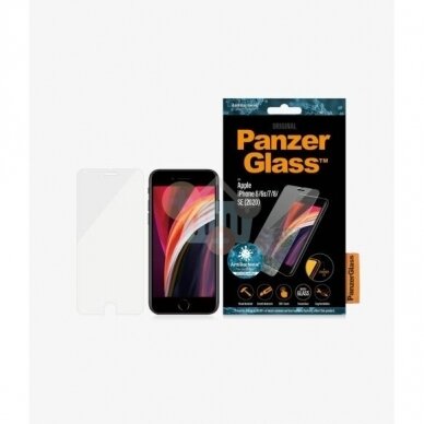 Apsauginis stiklas Apple iPhone 6/6s/7/8/SE (2020) (Skaidrus) PanzerGlass Premium +++ TOP Saugumas 2