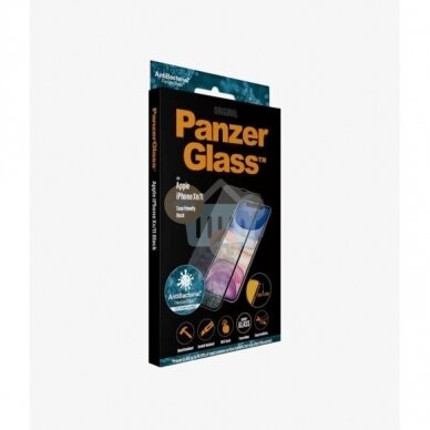 Apsauginis stiklas Apple iPhone XR/11 (Juodas) PanzerGlass Premium +++ TOP Saugumas 2