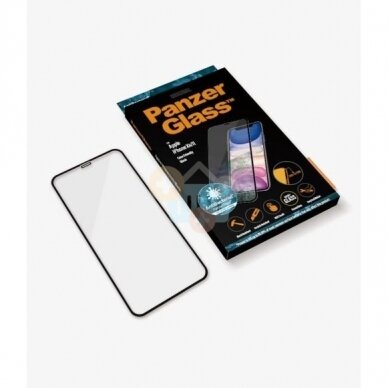 Apsauginis stiklas Apple iPhone XR/11 (Juodas) PanzerGlass Premium +++ TOP Saugumas 3 Apsauginis stiklas Apple iPhone XR/11 (Juodas) PanzerGlass Premium +++ TOP Saugumas 3