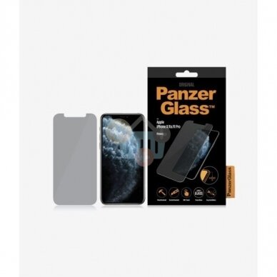 Apsauginis stiklas Apple iPhone X/Xs/11 Pro (Juodas) PanzerGlass Premium +++ TOP Privatumas 1