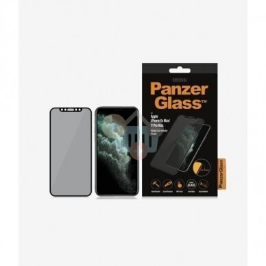Apsauginis stiklas Apple iPhone X/Xs/11 Pro (Juodas) PanzerGlass Premium +++ TOP Privatumas 1