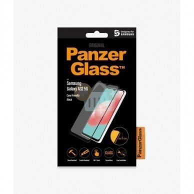Apsauginis stiklas Samsung Galaxy A32 5G (Juodas) PanzerGlass Premium +++ TOP Saugumas Apsauginis stiklas Samsung Galaxy A32 5G (Juodas) PanzerGlass Premium +++ TOP Saugumas