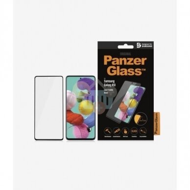 Apsauginis stiklas Samsung Galaxy A51 (Juodas) PanzerGlass Premium +++ TOP Saugumas 3 Apsauginis stiklas Samsung Galaxy A51 (Juodas) PanzerGlass Premium +++ TOP Saugumas 3