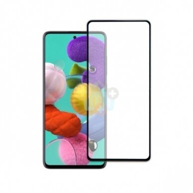 Apsauginis stiklas Samsung Galaxy A51 Toti Full Cover (3D, juodas) +++ TOP efektyvumas 1