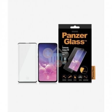 Apsauginis stiklas Samsung Galaxy S10 (Juodas) PanzerGlass Premium +++ TOP Saugumas 1 Apsauginis stiklas Samsung Galaxy S10 (Juodas) PanzerGlass Premium +++ TOP Saugumas 1