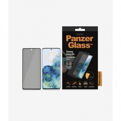 Apsauginis stiklas Samsung Galaxy S20+ (Juodas) PanzerGlass Premium +++ TOP Privatumas 1