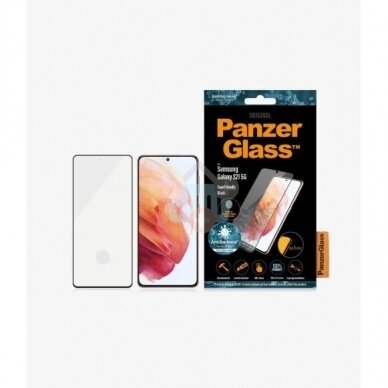 Apsauginis stiklas Samsung Galaxy S21 (Juodas) PanzerGlass Premium +++ TOP Saugumas 1 Apsauginis stiklas Samsung Galaxy S21 (Juodas) PanzerGlass Premium +++ TOP Saugumas 1