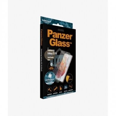 Apsauginis stiklas Samsung Galaxy S21 (Juodas) PanzerGlass Premium +++ TOP Saugumas 2 Apsauginis stiklas Samsung Galaxy S21 (Juodas) PanzerGlass Premium +++ TOP Saugumas 2
