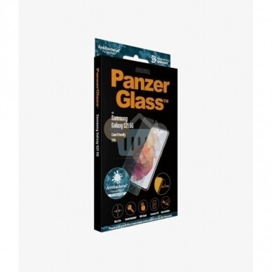 Apsauginis stiklas Samsung Galaxy S21 (Skaidrus) PanzerGlass Premium +++ TOP Saugumas 2