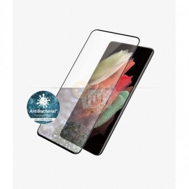 Apsauginis stiklas Samsung Galaxy S21 Ultra (Juodas) PanzerGlass Premium +++ TOP Saugumas 4