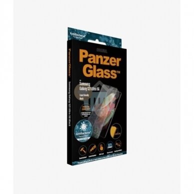 Apsauginis stiklas Samsung Galaxy S21 Ultra (Juodas) PanzerGlass Premium +++ TOP Saugumas 3