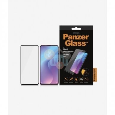 Apsauginis stiklas Xiaomi Mi 9T (Juodas) PanzerGlass Premium +++ TOP Saugumas 1 Apsauginis stiklas Xiaomi Mi 9T (Juodas) PanzerGlass Premium +++ TOP Saugumas 1