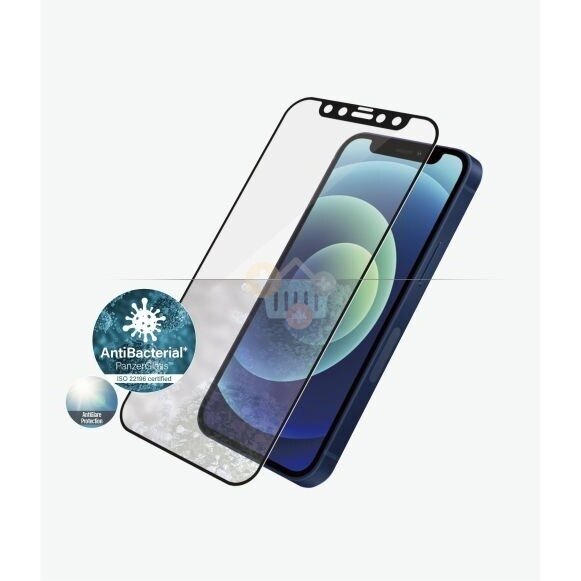 Apsauginis stiklas Apple iPhone 12 Mini (Juodas) PanzerGlass Premium +++ TOP Saugumas 4