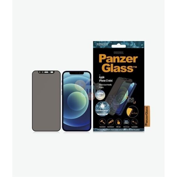 Apsauginis stiklas Apple iPhone 12 Mini (Juodas) PanzerGlass Premium +++ TOP Privatumas 1 Apsauginis stiklas Apple iPhone 12 Mini (Juodas) PanzerGlass Premium +++ TOP Privatumas 1
