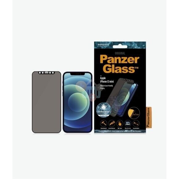 Apsauginis stiklas Apple iPhone 12 Mini (Juodas) PanzerGlass Premium +++ TOP Privatumas 1