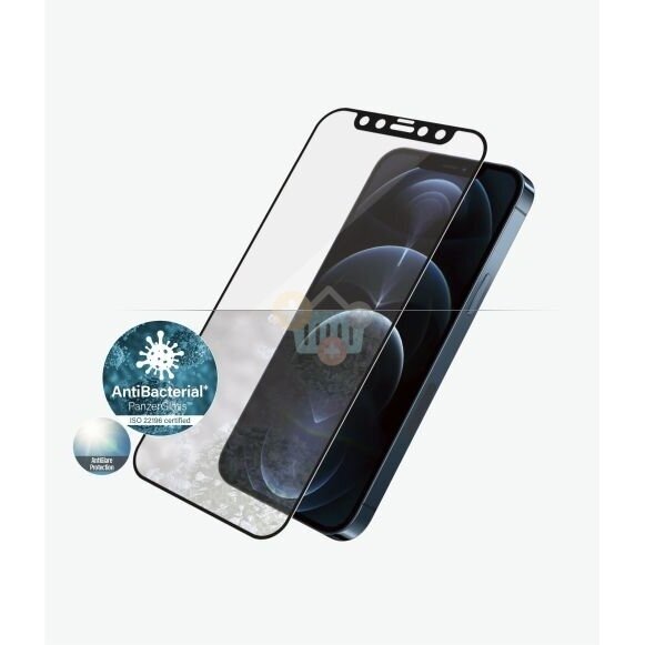 Apsauginis stiklas Apple iPhone 12 Pro Max (Juodas) PanzerGlass Premium +++ TOP Saugumas 5