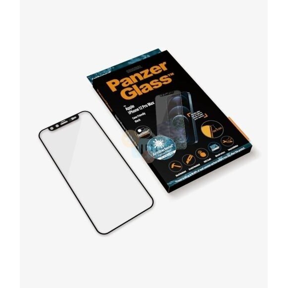Apsauginis stiklas Apple iPhone 12 Pro Max (Juodas) PanzerGlass Premium +++ TOP Saugumas 3 Apsauginis stiklas Apple iPhone 12 Pro Max (Juodas) PanzerGlass Premium +++ TOP Saugumas 3