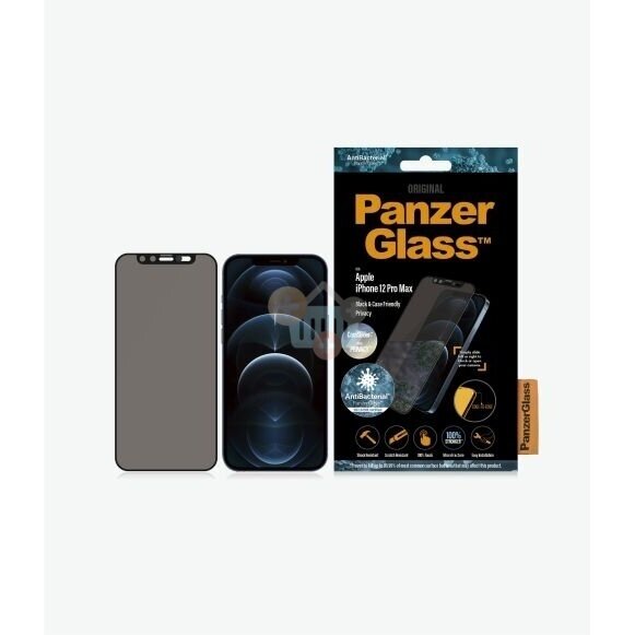 Apsauginis stiklas Apple iPhone 12 Pro Max (Juodas) PanzerGlass Premium +++ TOP Privatumas 1 Apsauginis stiklas Apple iPhone 12 Pro Max (Juodas) PanzerGlass Premium +++ TOP Privatumas 1