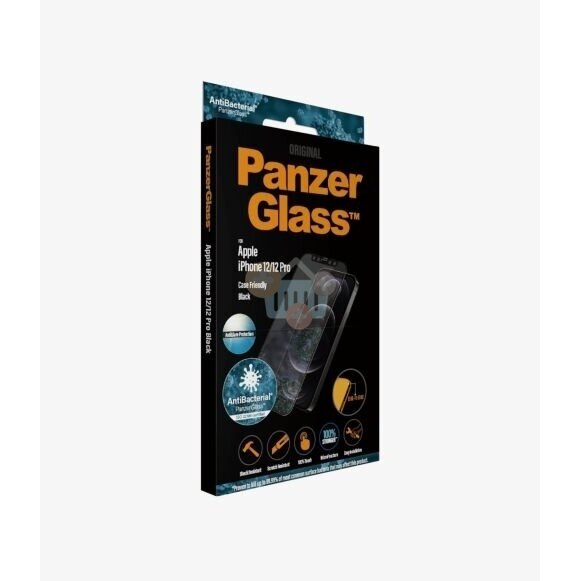 Apsauginis stiklas Apple iPhone 12/12 Pro (Juodas) PanzerGlass Premium +++ TOP Saugumas 2 Apsauginis stiklas Apple iPhone 12/12 Pro (Juodas) PanzerGlass Premium +++ TOP Saugumas 2