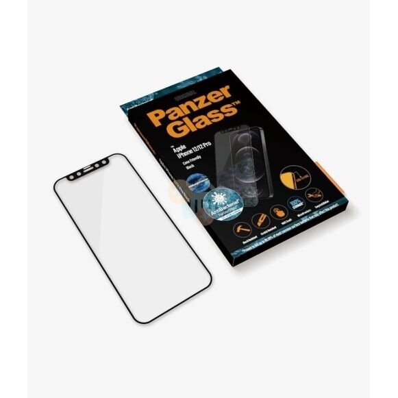 Apsauginis stiklas Apple iPhone 12/12 Pro (Juodas) PanzerGlass Premium +++ TOP Saugumas 3 Apsauginis stiklas Apple iPhone 12/12 Pro (Juodas) PanzerGlass Premium +++ TOP Saugumas 3