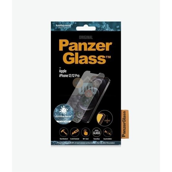 Apsauginis stiklas Apple iPhone 12/12 Pro (Skaidrus) PanzerGlass Premium +++ TOP Saugumas