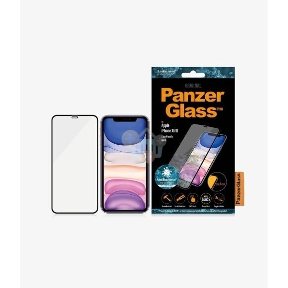 Apsauginis stiklas Apple iPhone XR/11 (Juodas) PanzerGlass Premium +++ TOP Saugumas 1 Apsauginis stiklas Apple iPhone XR/11 (Juodas) PanzerGlass Premium +++ TOP Saugumas 1