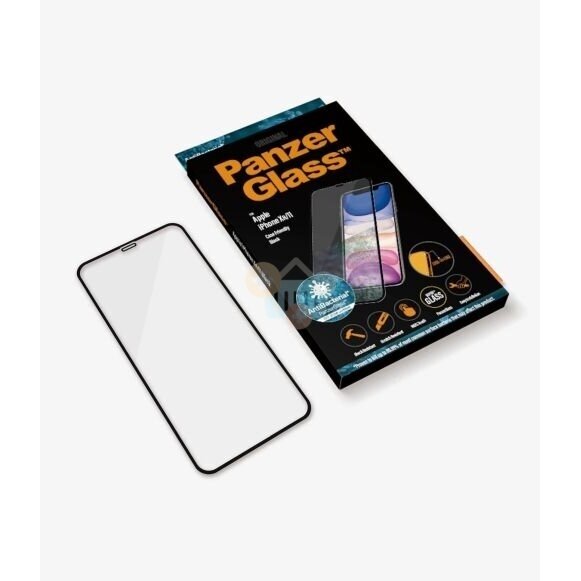 Apsauginis stiklas Apple iPhone XR/11 (Juodas) PanzerGlass Premium +++ TOP Saugumas 3 Apsauginis stiklas Apple iPhone XR/11 (Juodas) PanzerGlass Premium +++ TOP Saugumas 3